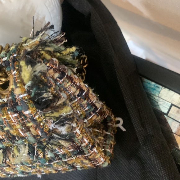 Kurt Geiger London Mini Kensington x Tweed Crossbody Bag - Picture 11 of 17